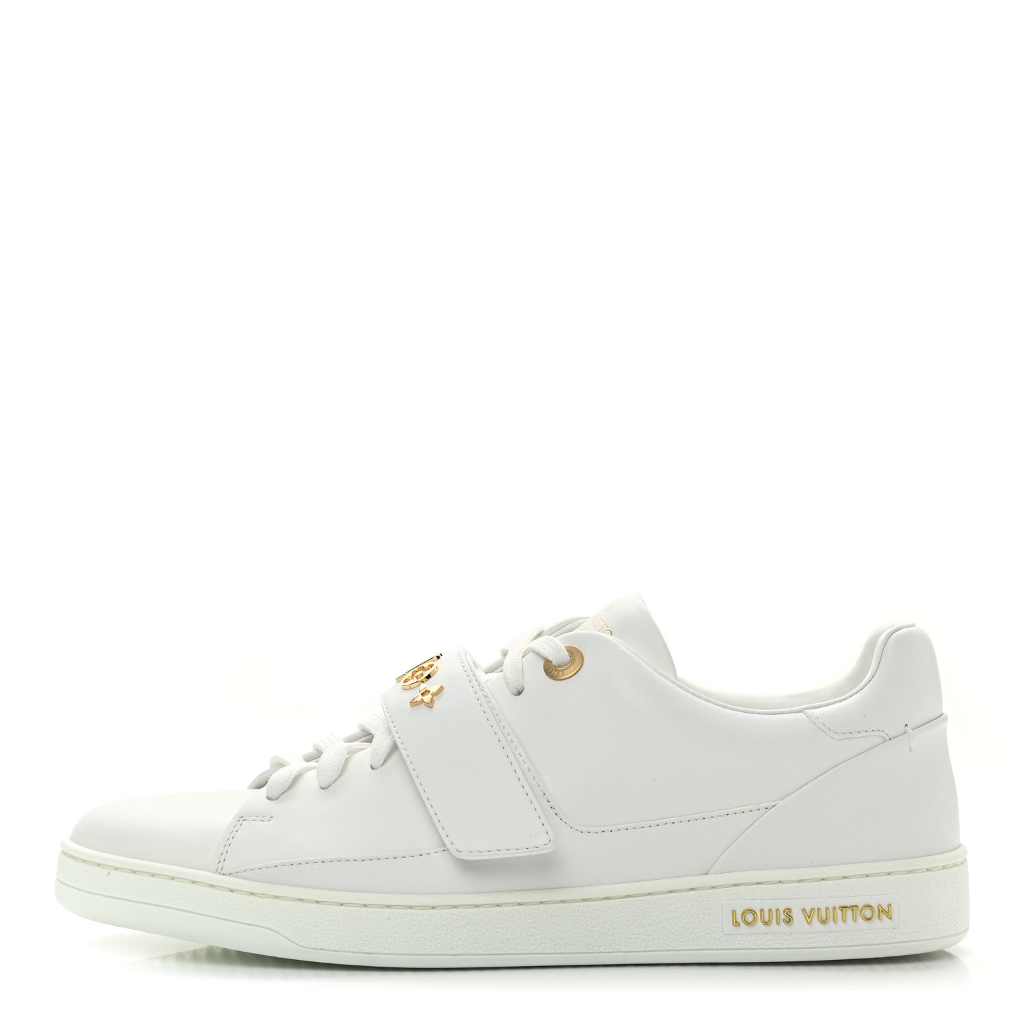 Louis Vuitton Calfskin Front Row Sneaker 38.5 White 1 of 7