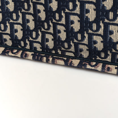 Christian Dior Oblique Large Book Tote Blue Multicolor 15 of 15