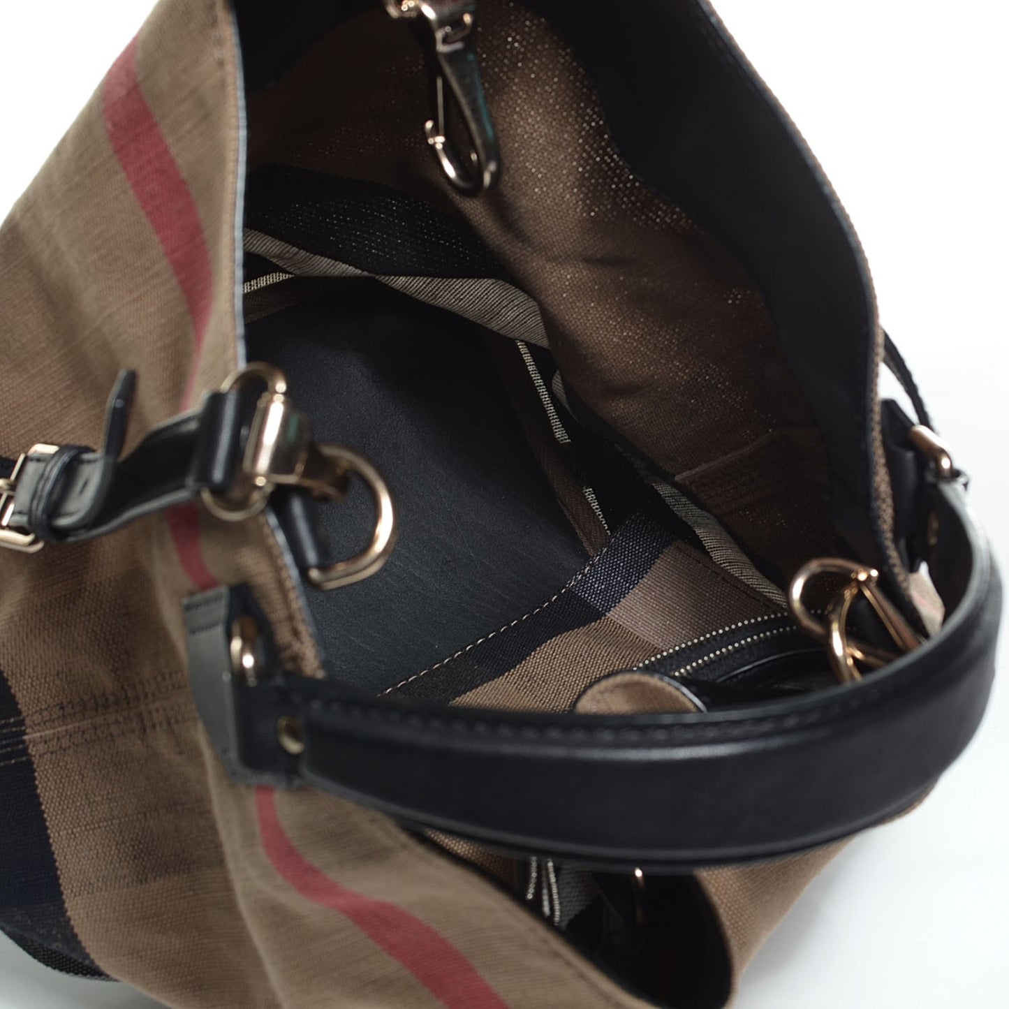 Canvas Mega Check Medium Ashby Black