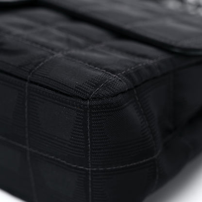 Chanel Nylon Medium Travel Flap Black 8 of 16