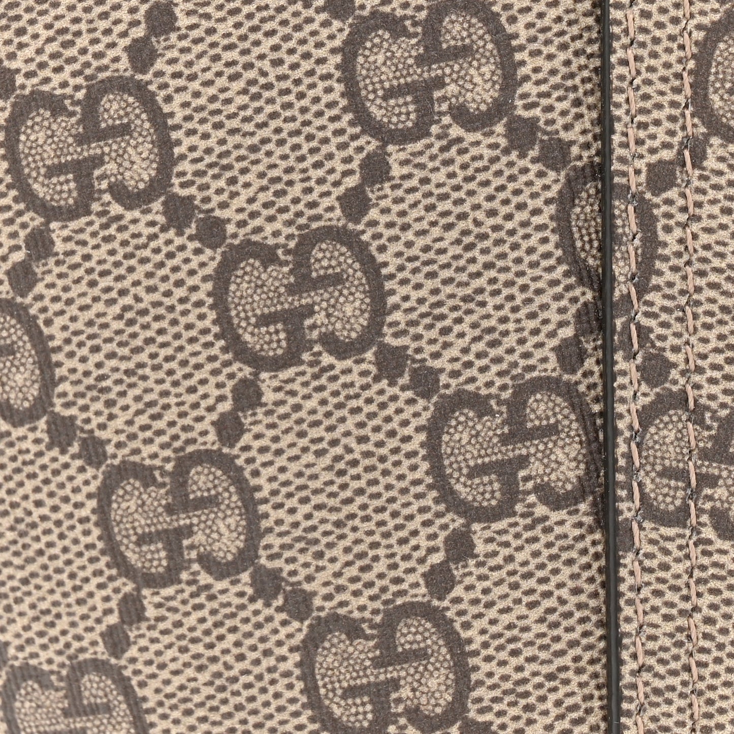 GG Supreme Monogram Love Valentines Day Small Heart Bag Beige Ebony New Geranium