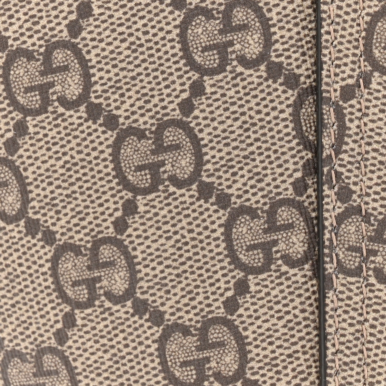 Gucci GG Supreme Monogram Love Valentines Day Small Heart Bag Beige Ebony New Geranium 7 of 11