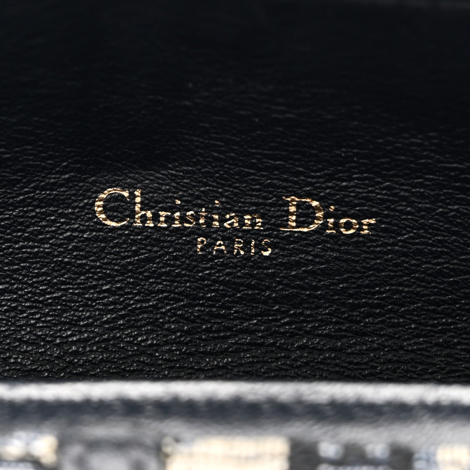 Christian Dior Oblique Saddle Chain Long Wallet Blue 7 of 9