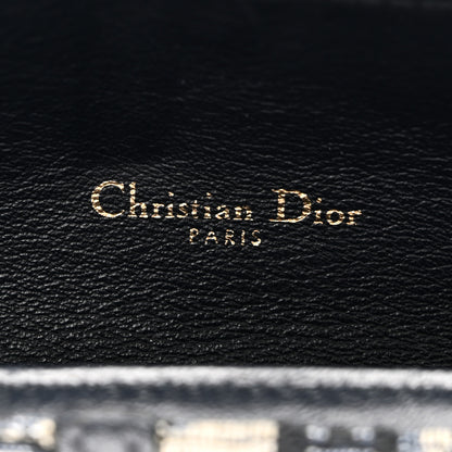 Christian Dior Oblique Saddle Chain Long Wallet Blue 7 of 9