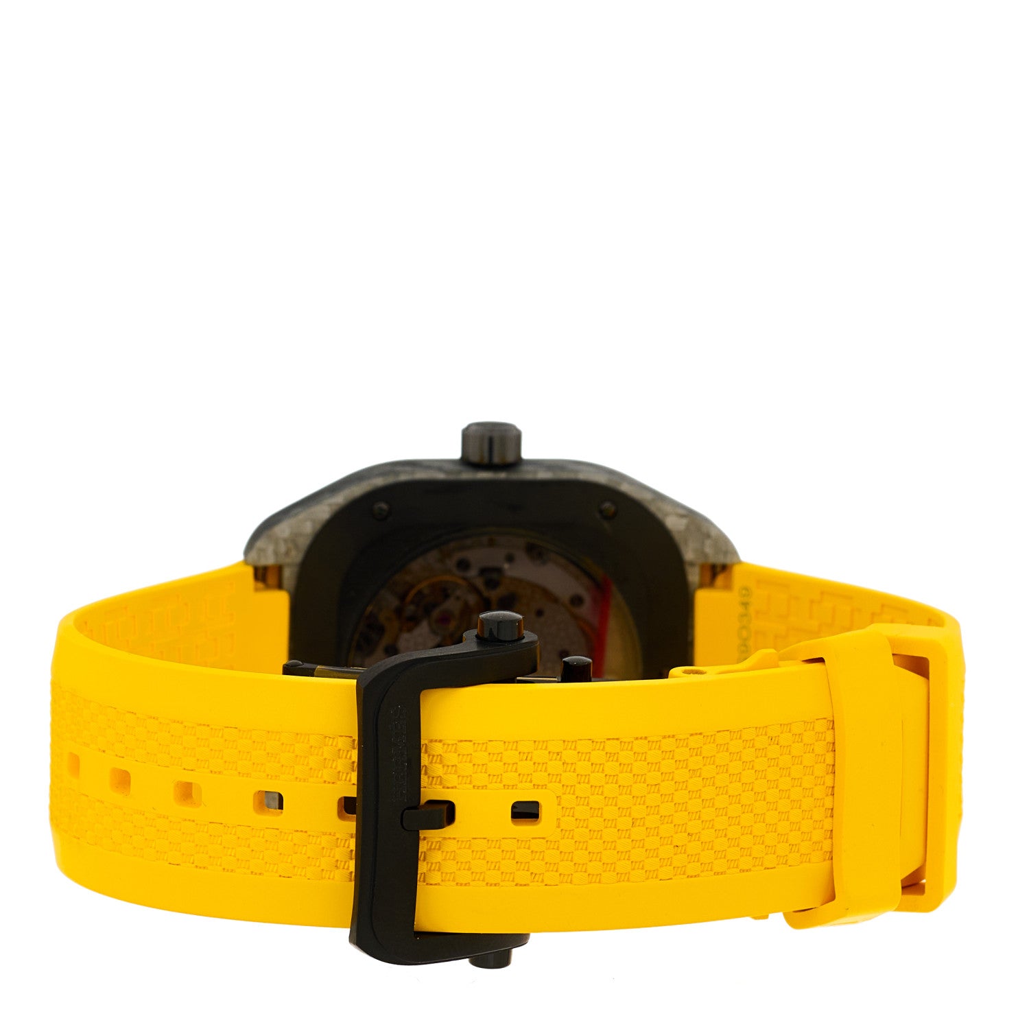 Hermes Glass Fiber Ceramic Rubber 39mm H08 Automatic Watch Yellow 3 of 5