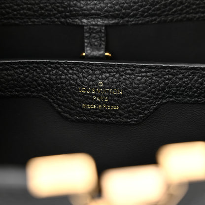 Louis Vuitton Taurillon Embellished Flower Crown Capucines PM Black 6 of 9