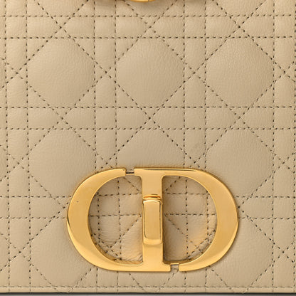 Christian Dior Supple Calfskin Cannage Large Caro Bag Beige 8 of 10