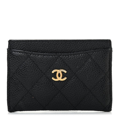 Chanel Caviar Quilted Card Holder Black 1 of 10