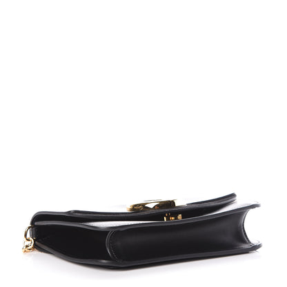 Chloe Calfskin Suede C Clutch With Chain Black 4 of 9