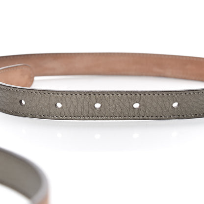 Gucci Metallic Calfskin Crystal Interlocking G Belt 95 38 Sasso 4 of 7