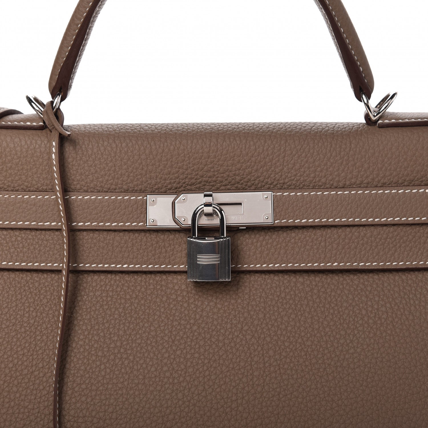 Hermes Togo Kelly Retourne 32 Etoupe 10 of 11