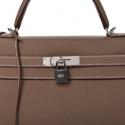 Hermes Togo Kelly Retourne 32 Etoupe 10 of 11