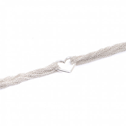 Tiffany Sterling Silver Heart Mesh Bracelet 3 of 5
