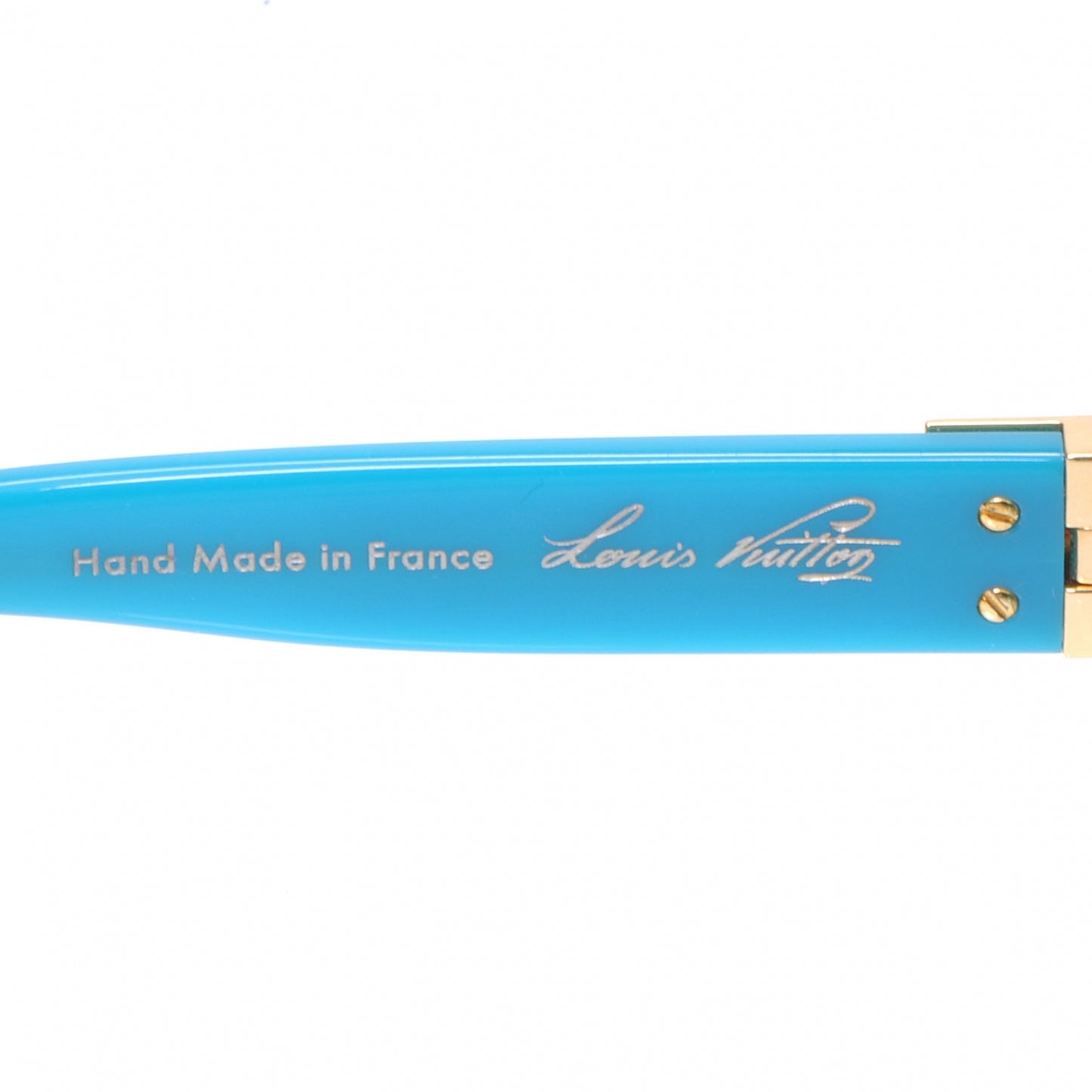 Millionaire Sunglasses Turquoise w Gold