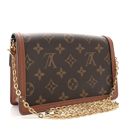 Louis Vuitton Reverse Monogram Dauphine Chain Wallet 3 of 12