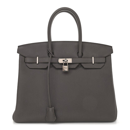 Hermes Togo Birkin 35 Etain 1 of 10