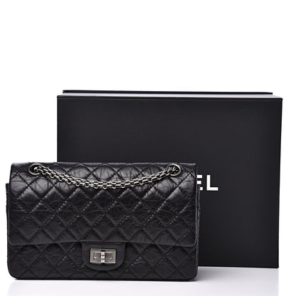 Chanel Aged Calfskin Quilted 2.55 Reissue 225 Flap Black 11 of 11
