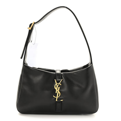 Saint Laurent Padded Lambskin Le 5 A 7 Hobo Black 1 of 9