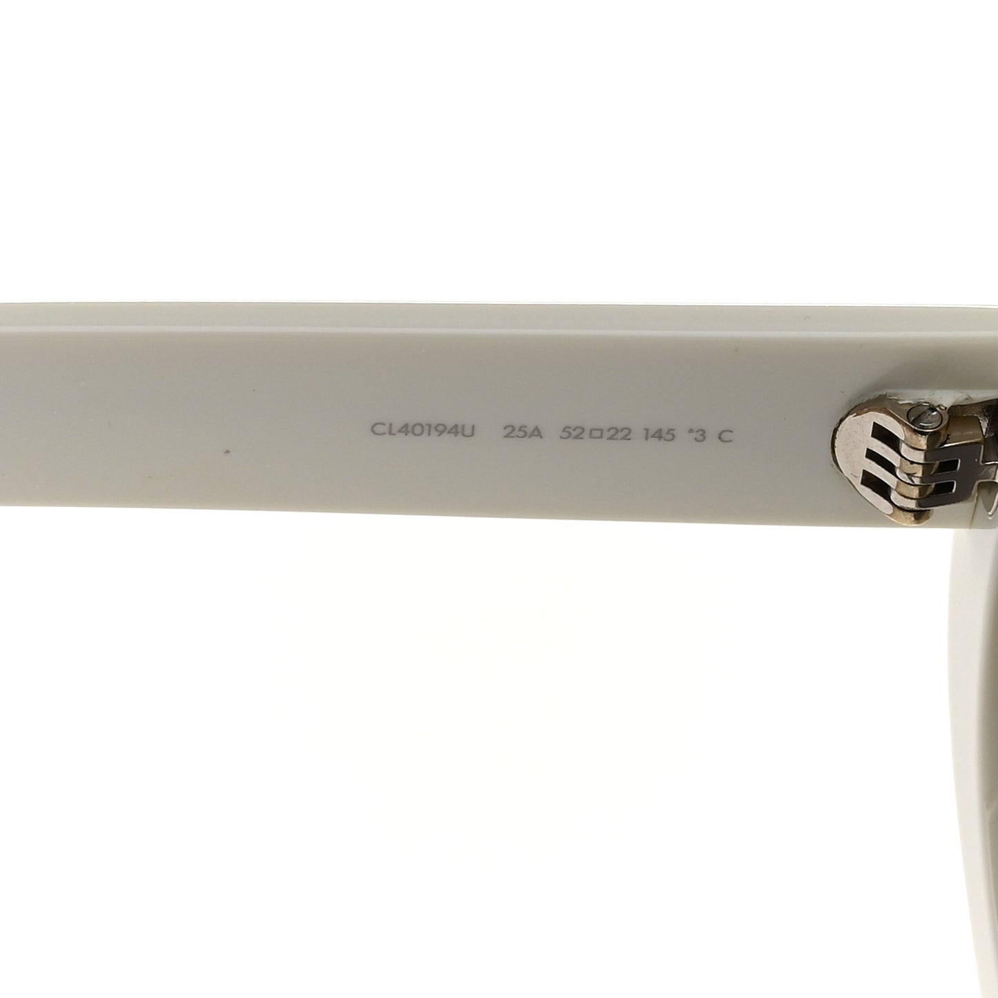 Acetate Triomphe 01 Sunglasses CL 40194U White
