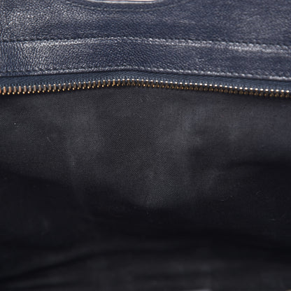 Saint Laurent Sheepskin Small Cabas ChYc Navy 11 of 21