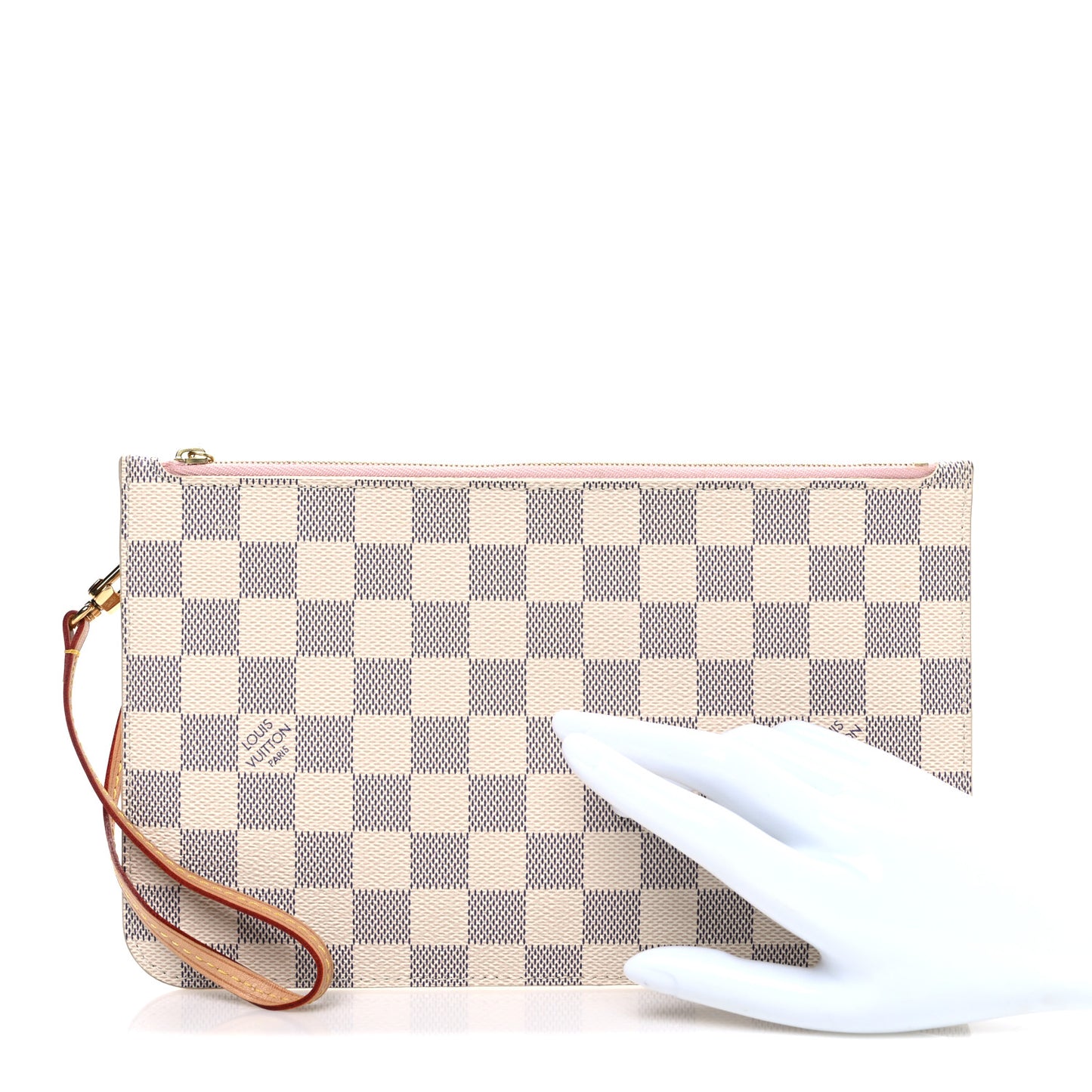 Damier Azur Neverfull MM GM Pochette Rose Ballerine