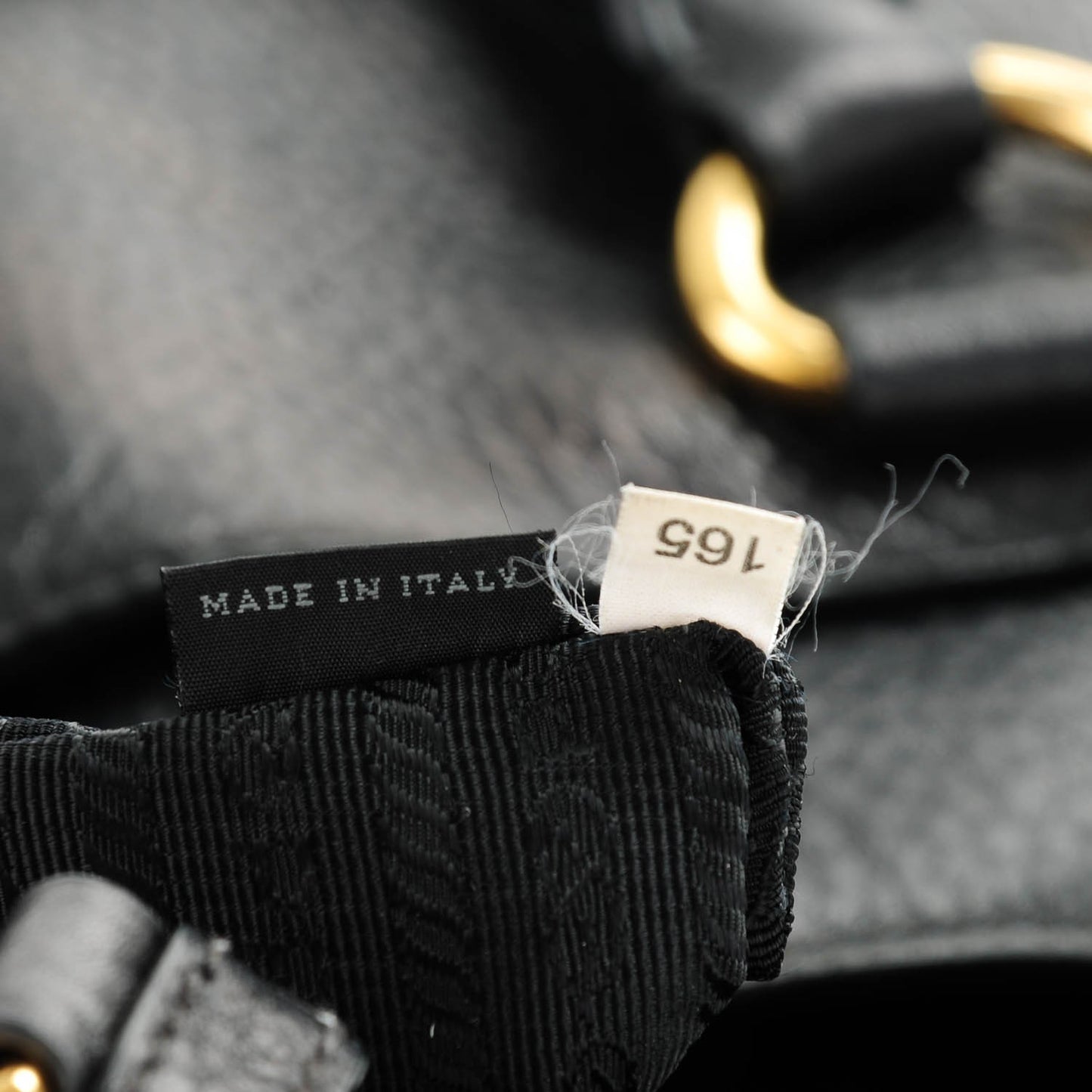 Vitello Daino Tote Nero Black