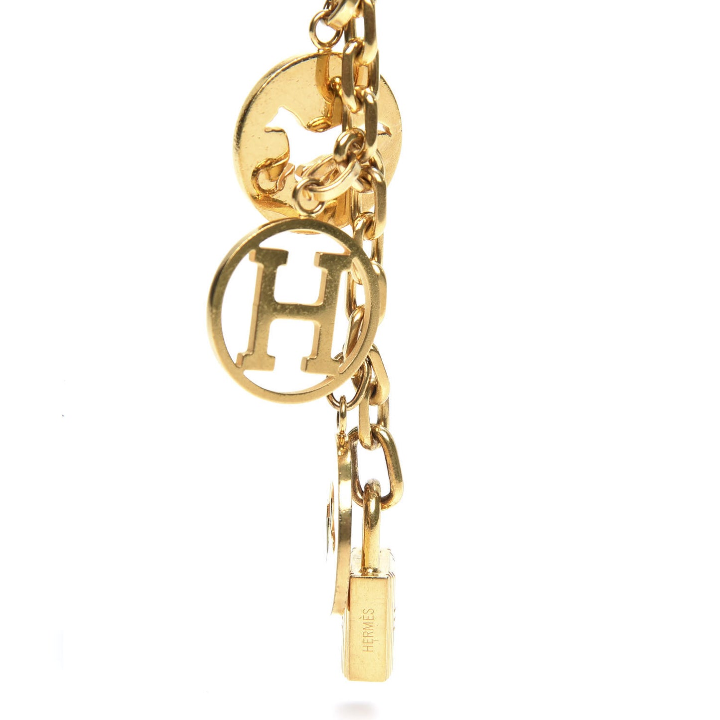 Breloque Bag Charm Gold