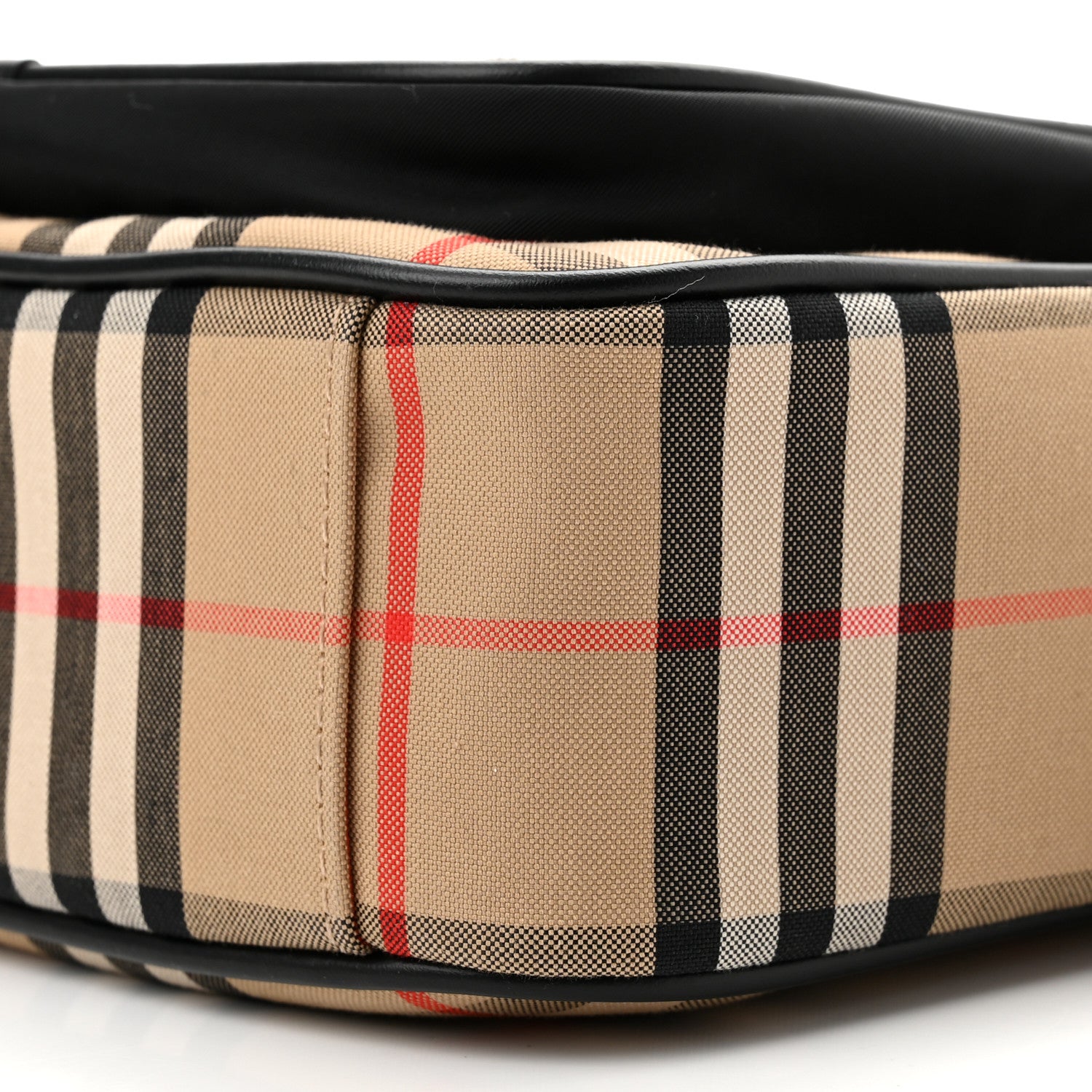 Burberry Vintage Check Calfskin Small Camera Bag Archive Beige 10 of 10
