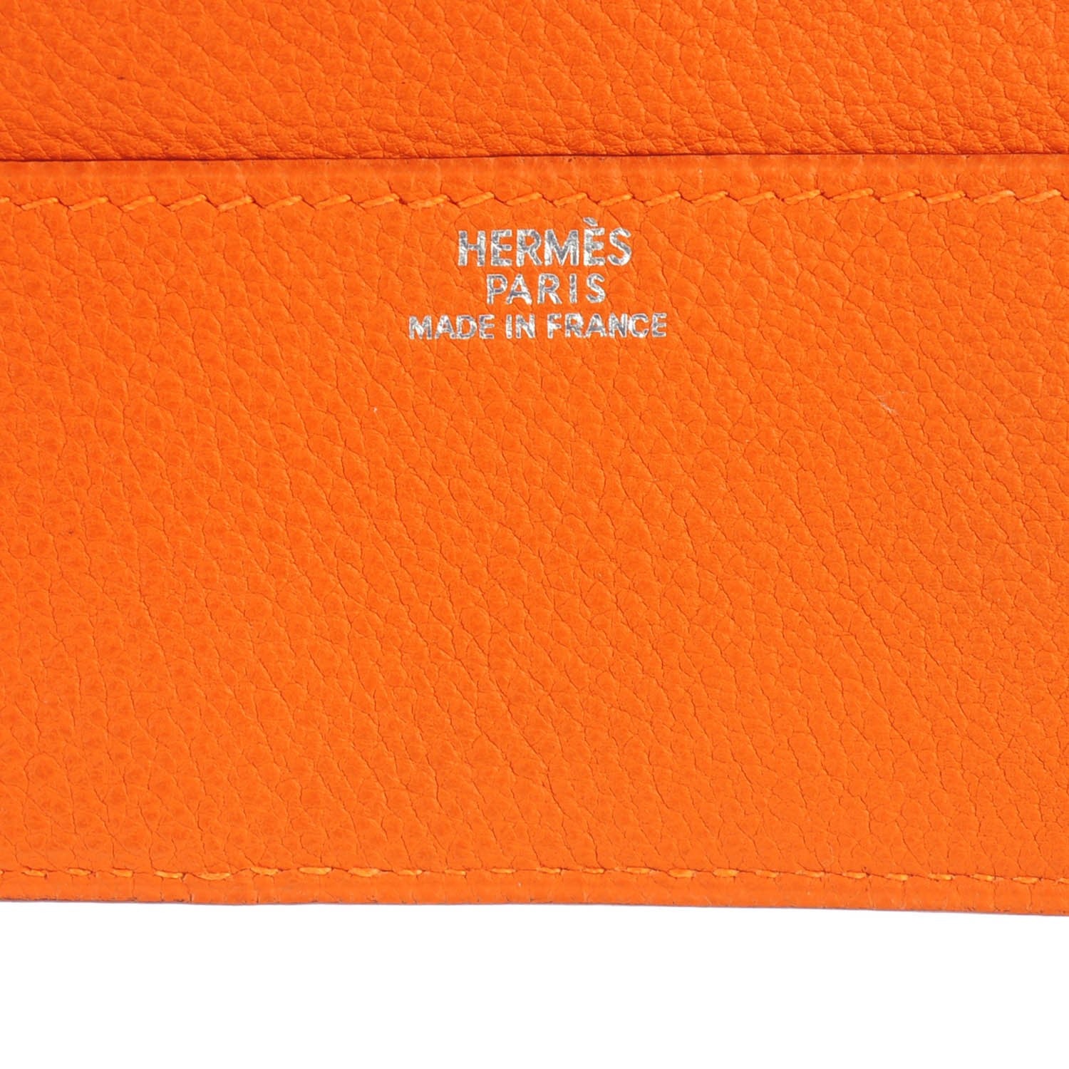 Hermes Togo Dogon Wallet Orange 6 of 8