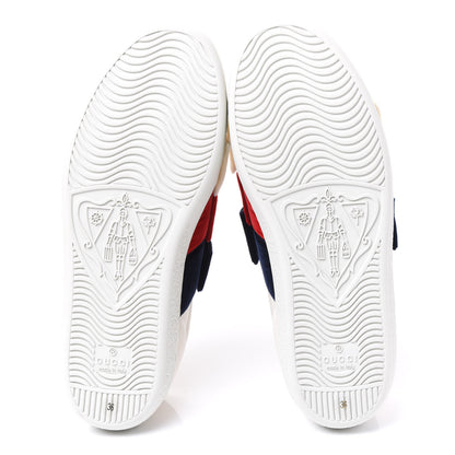 Gucci Calfskin Womens Velvet Bow Ace Sneakers 36 White 5 of 8