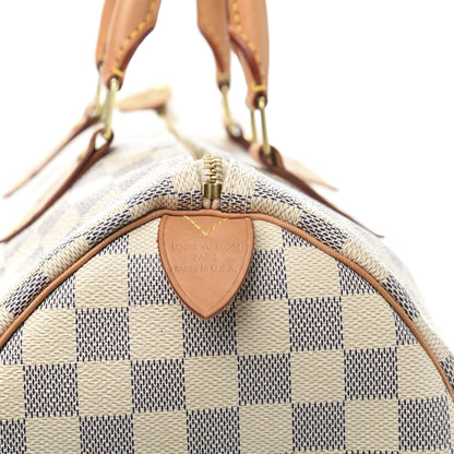 Louis Vuitton Damier Azur Speedy 30 11 of 13