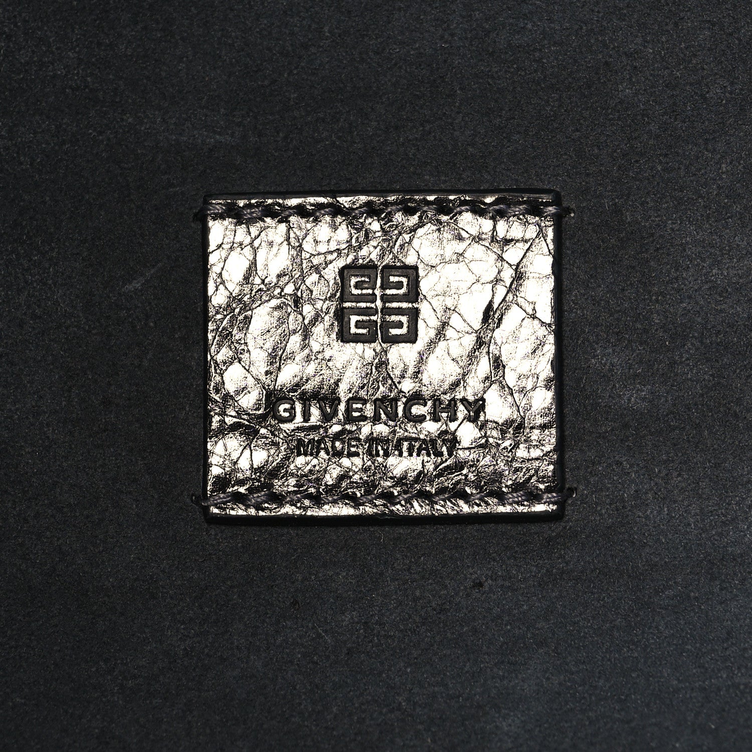 Givenchy Metallic Calfskin Medium Voyou Bag Silver 6 of 9