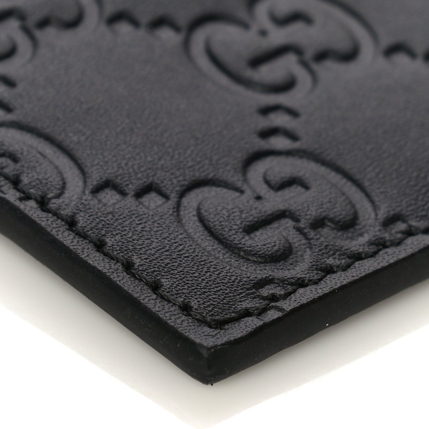 Gucci Guccissima Card Holder Black 8 of 9