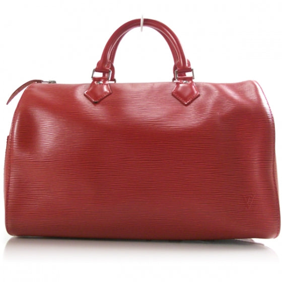 Louis Vuitton Epi Speedy 30 Rouge 1 of 9