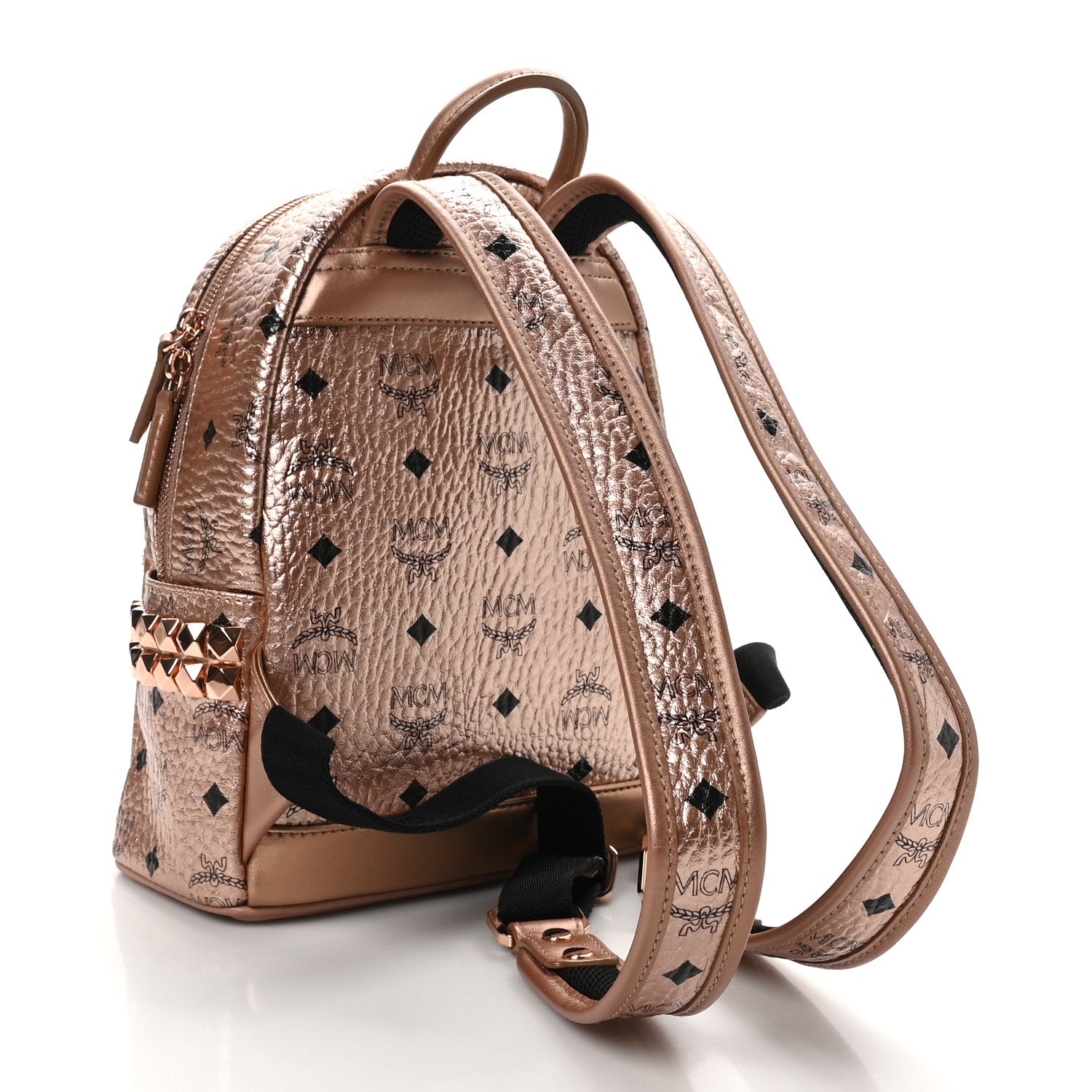 gold studded mini backpack Loungefly Sanrio 50th Anniversary Metallic : Clothing, Shoes & Jewelry may show some degree of wear on the exterior Salvatore Ferragamo Gancini Black Leather