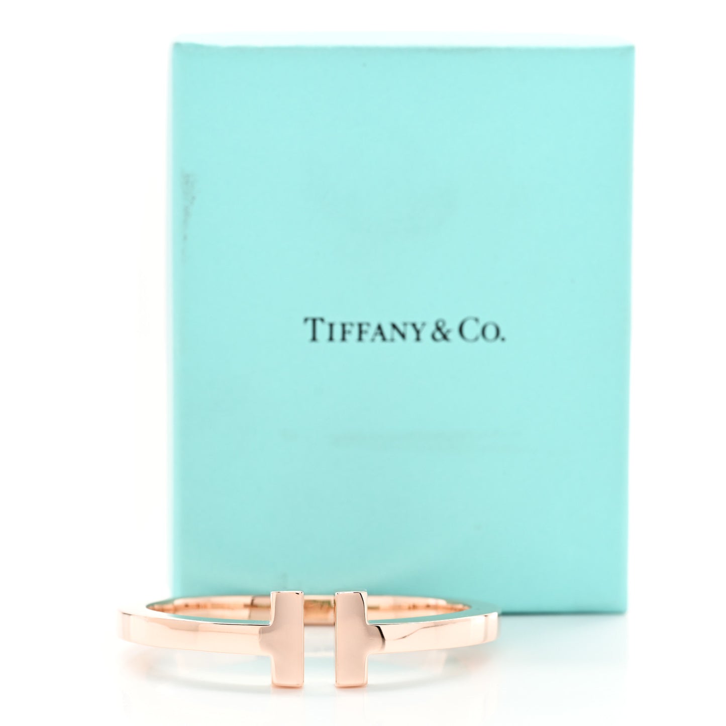 18K Rose Gold T Square Bracelet