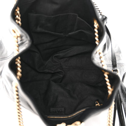 Gucci Patent Medium Soho Chain Shoulder Bag Black 5 of 10