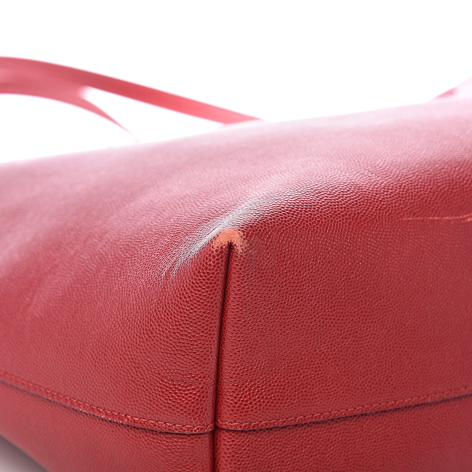 Tom Ford Grained Calfskin Small T Tote Red 13 of 19