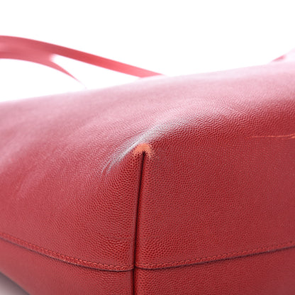 Tom Ford Grained Calfskin Small T Tote Red 13 of 19