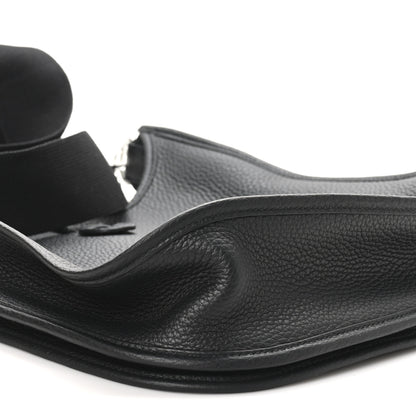 Hermes Taurillon Clemence Evelyne III PM Black 9 of 11
