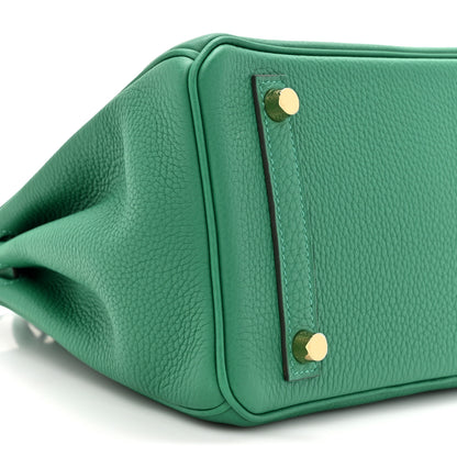 Hermes Togo Birkin 25 Vert Vertigo 10 of 13