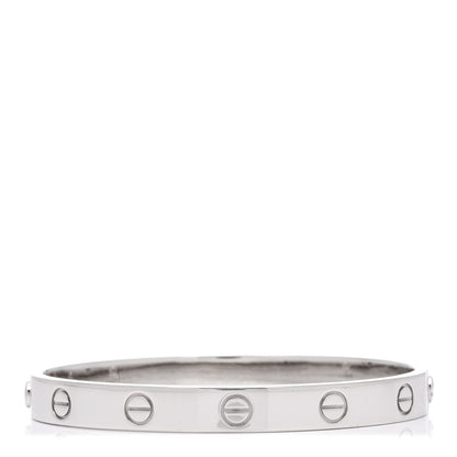 Cartier 18K White Gold LOVE Bracelet 16 1 of 6