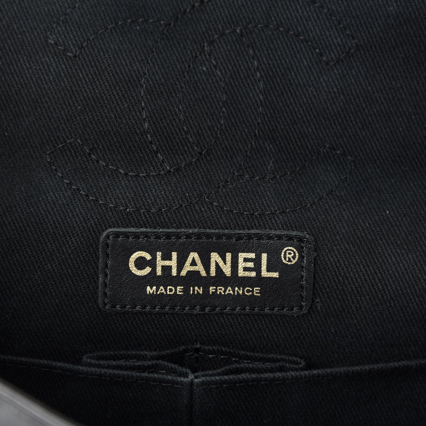 Calfskin CC Punk 2.55 Reissue 224 Flap Black