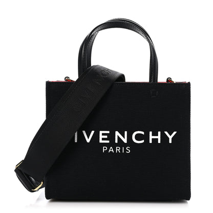 Givenchy Canvas Mini Bond Shopper Tote Black 1 of 10