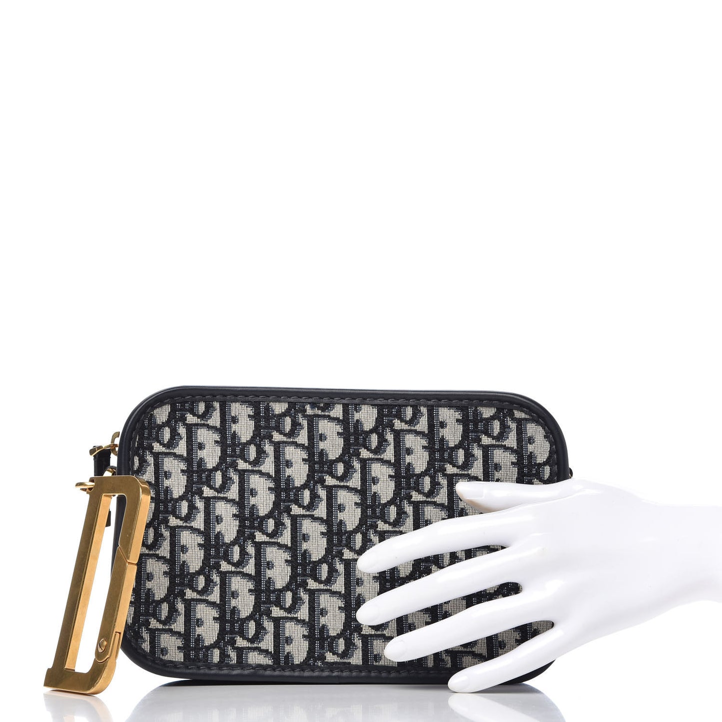 Oblique Diorquake Clutch Blue