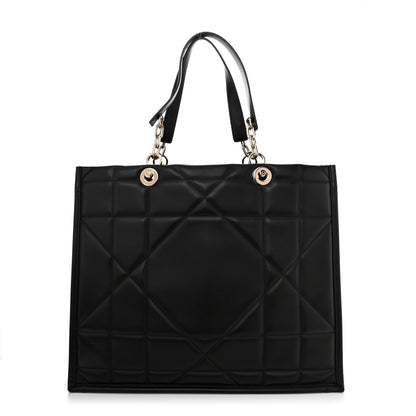 Christian Dior Calfskin Archicannage Medium Essential Tote Black 1 of 12