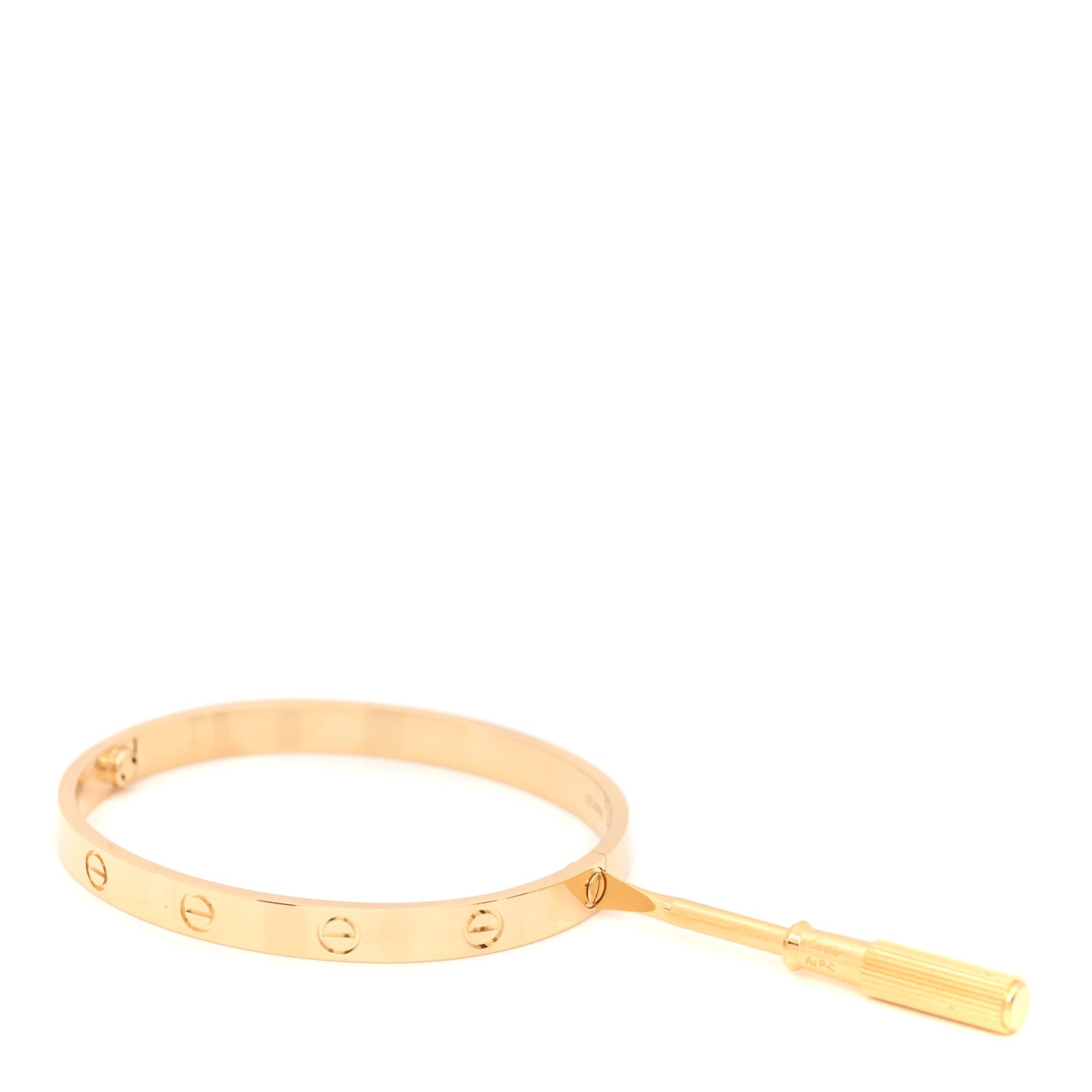 Cartier 18K Yellow Gold LOVE Bracelet 18 4 of 6