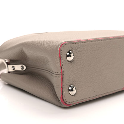 Louis Vuitton Taurillon Capucines BB Galet Litchi 10 of 14