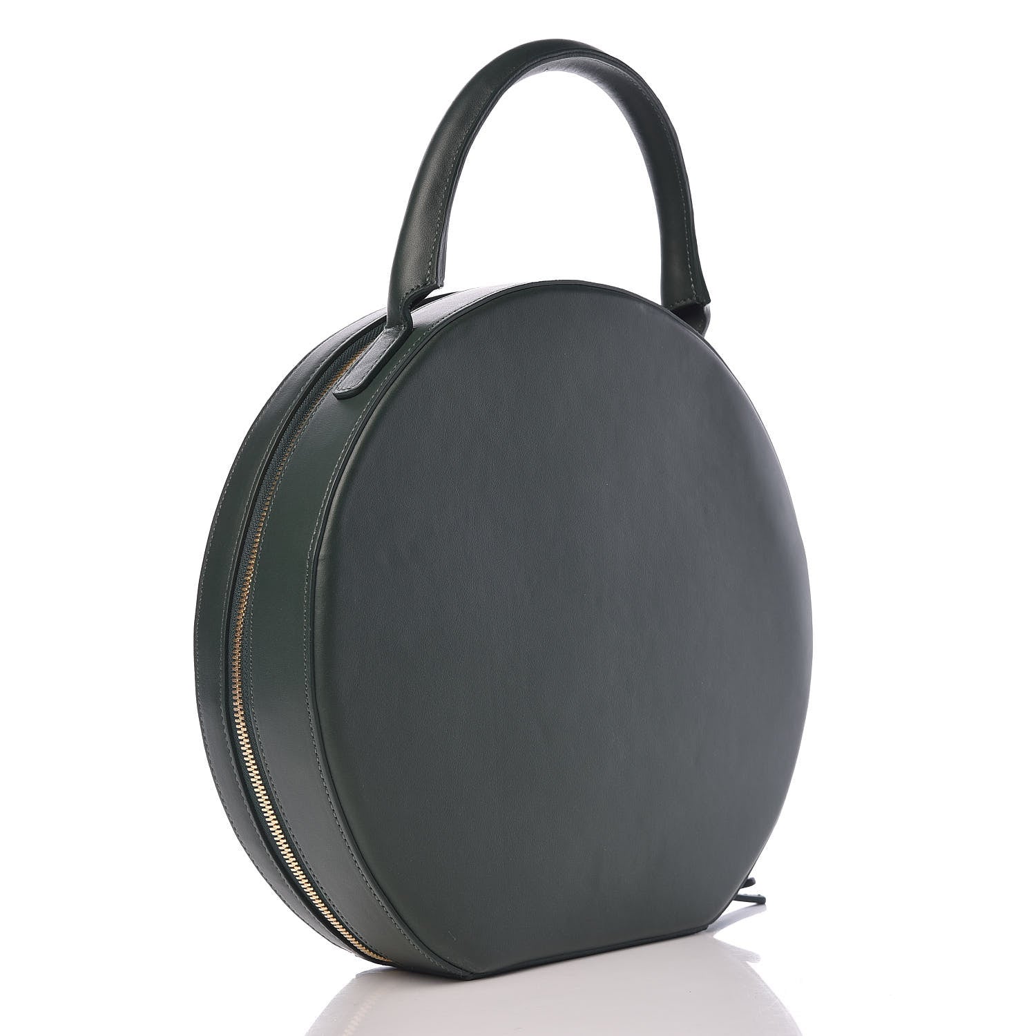 Mansur Gavriel Calfskin Circle Bag Moss 3 of 9