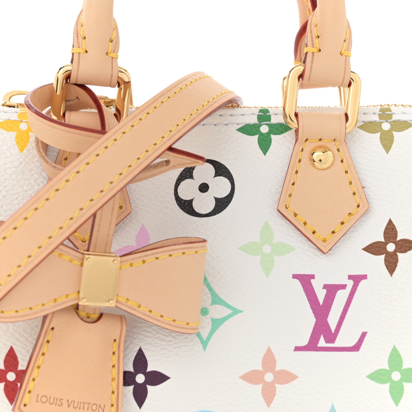 LV X TM Monogram Multicolor Nano Speedy White
